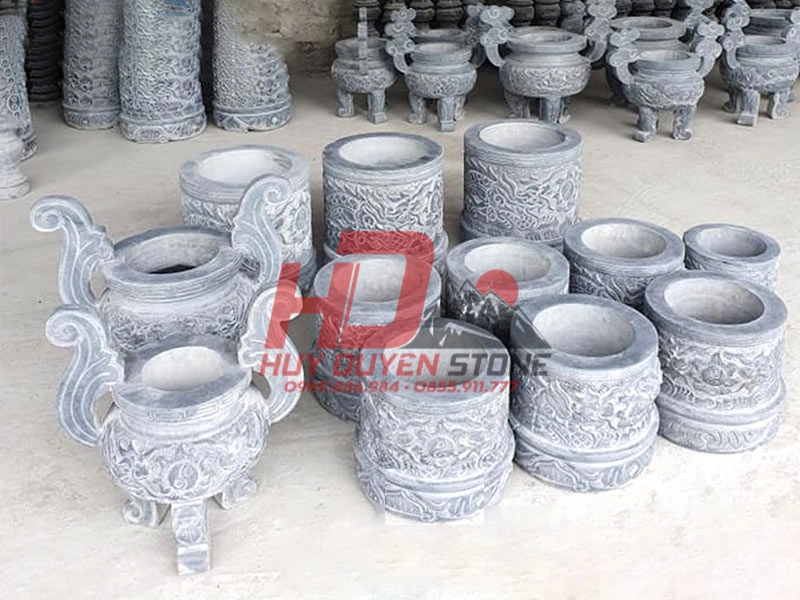 Phân Biệt Lư Hương Đá Và Bát Hương Đá Chi Tiết Từ A-Z