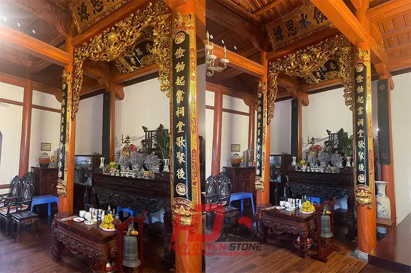 nội thất nhà thờ họ đẹp