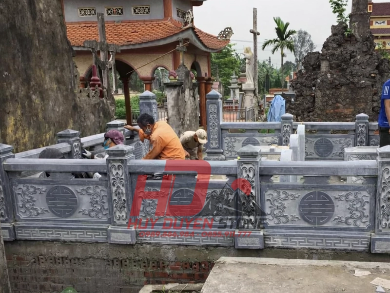 Mẫu Lan Can Nhà Mồ Truyền Thống Bằng Đá Giá Tốt Nhất