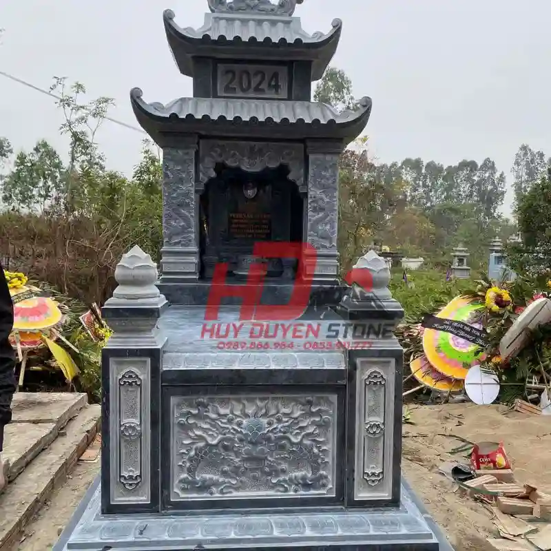 thi công lăng mộ đá tại Tây Hồ