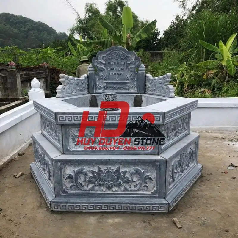 xưởng sản xuất lăng mộ đá