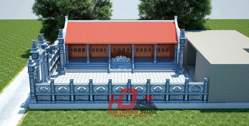 mẫu nhà thờ họ 5 gian