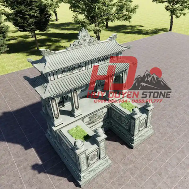 mộ đá đôi đá xanh rêu thanh hóa mộ đá đôi đá xanh rêu thanh hóa