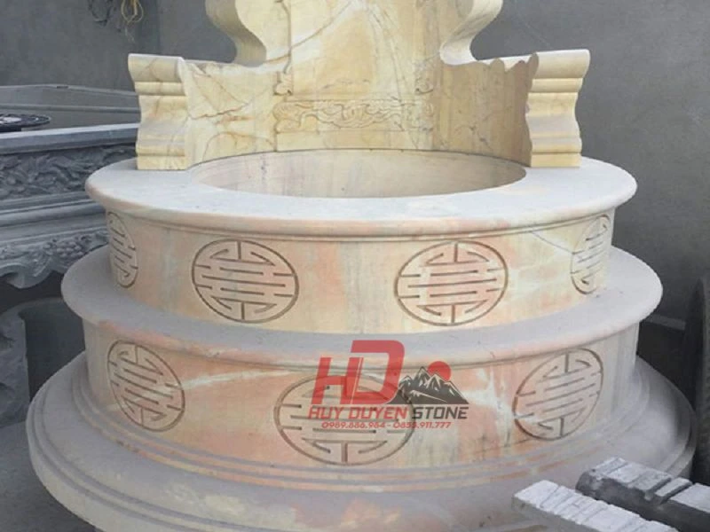 mộ đá vàng đẹp