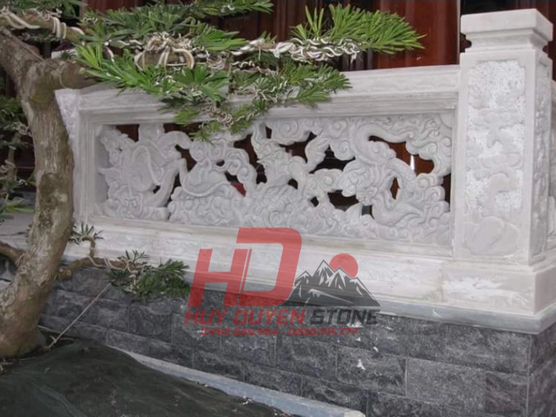 lan can đá cẩm thạch