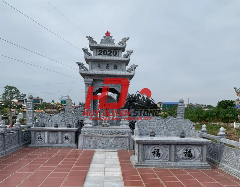 kích thước lăng mộ gia đình