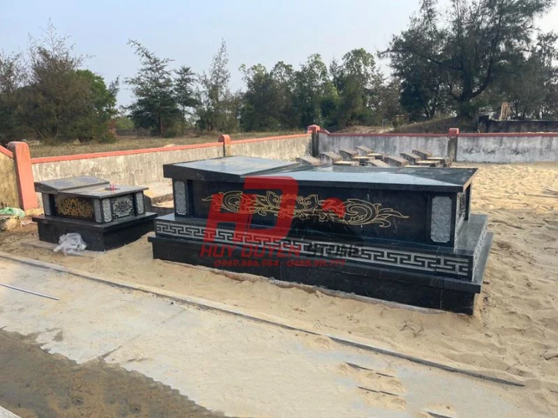 mộ đá granite đen huế mộ đá granite đen huế