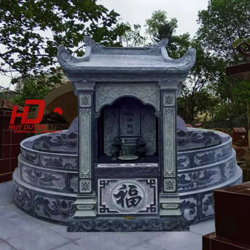 mộ đá tròn cao cấp mộ đá tròn cao cấp