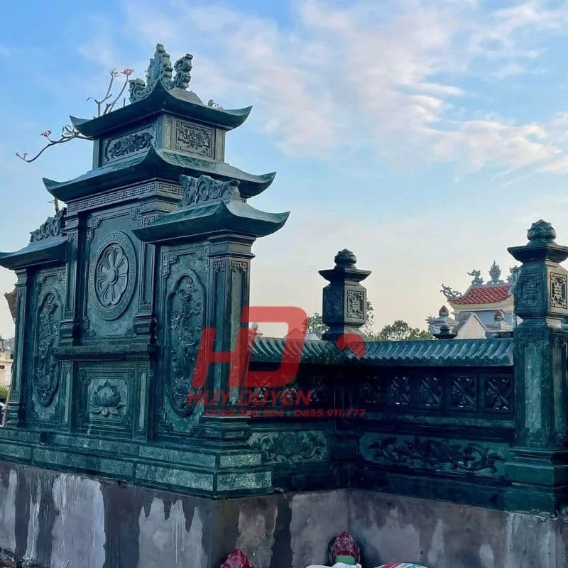 đá xanh thanh hóa làm lăng mộ
