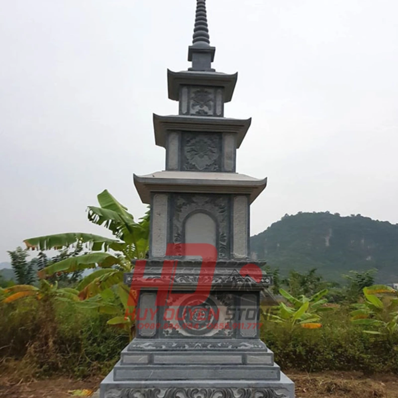 mộ tháp đá 5 tầng mộ tháp đá 5 tầng
