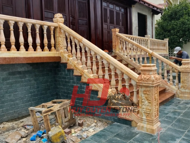 Mẫu Trụ Lan Can Đá Chạm Khắc Tinh Xảo Giá Tốt Nhất