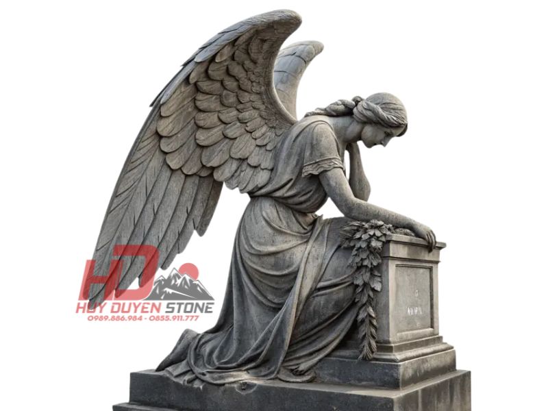tượng Thiên Thần trên mộ công giáo