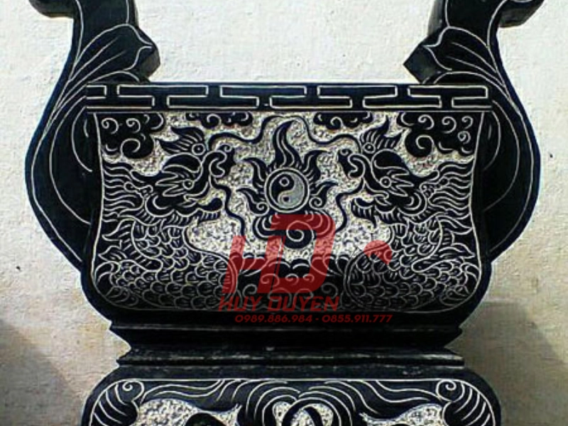 lư hương đá đen