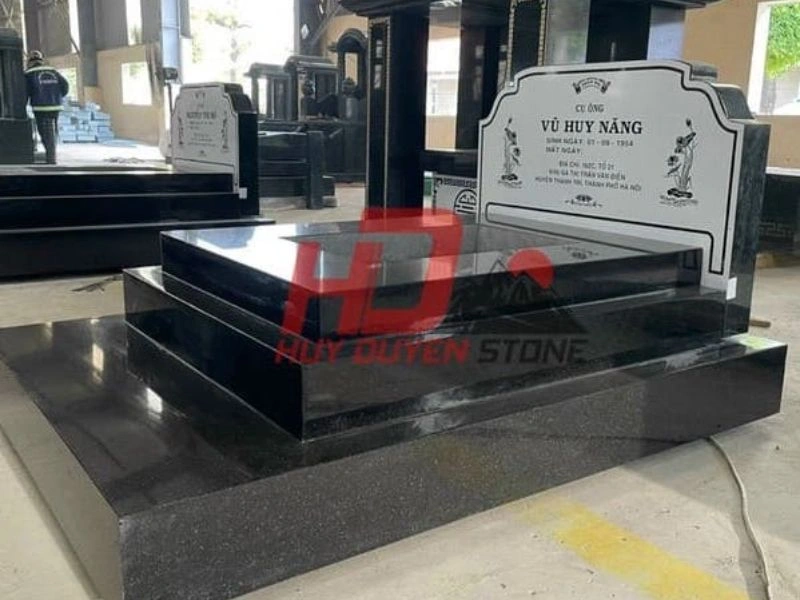 đánh bóng mộ granite đen đánh bóng mộ granite đen