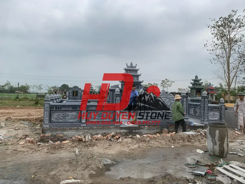 mẫu khuôn viên lăng mộ gia đình