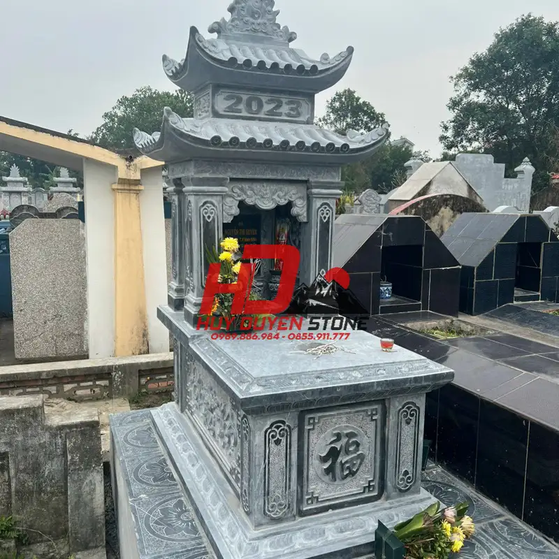 xưởng sản xuất lăng mộ đá