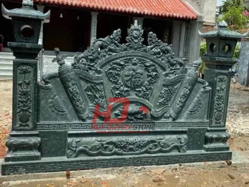 giá cuốn thư bằng đá