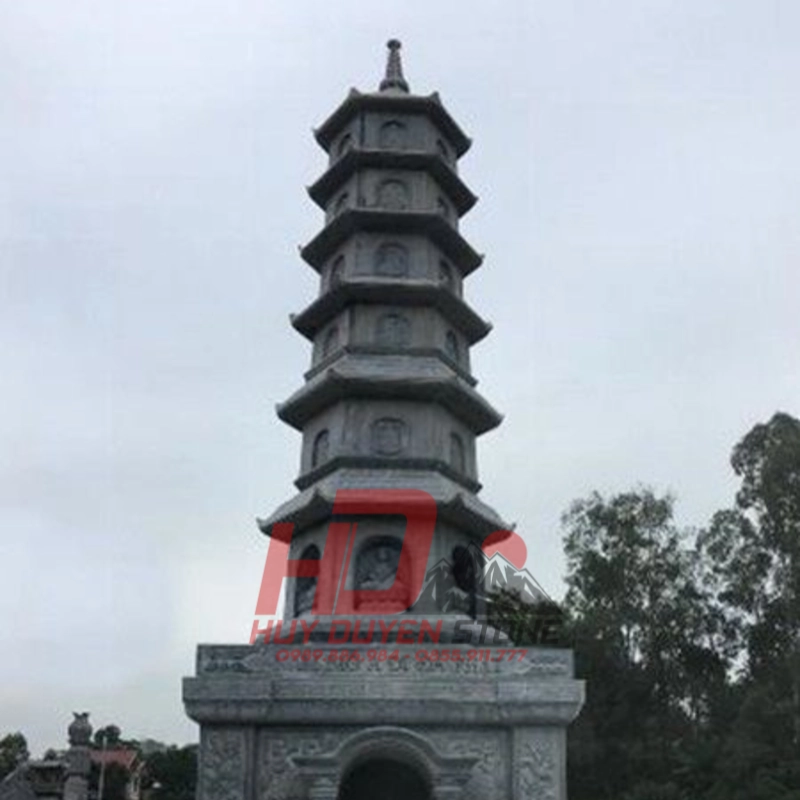 mộ tháp đá 7 tầng mộ tháp đá 7 tầng