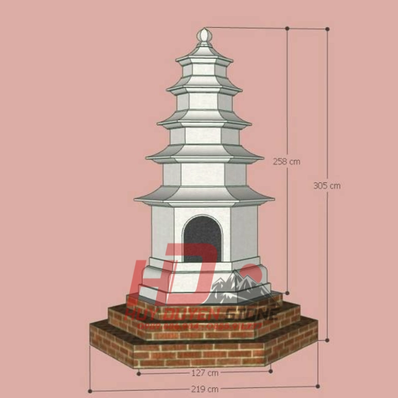 mộ tháp 5 tầng mộ tháp 5 tầng