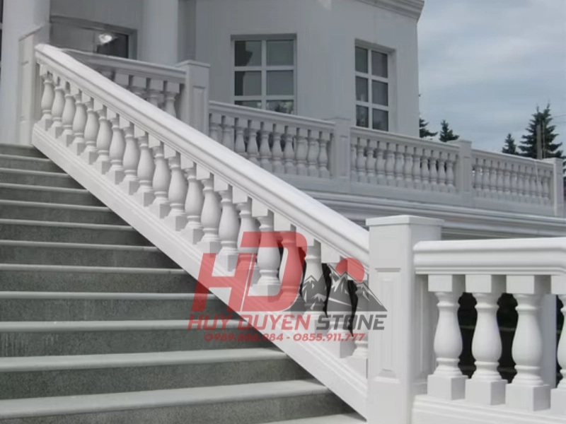 lan can đá cẩm thạch