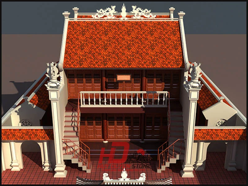mẫu nhà thờ họ 2 tầng mẫu nhà thờ họ 2 tầng