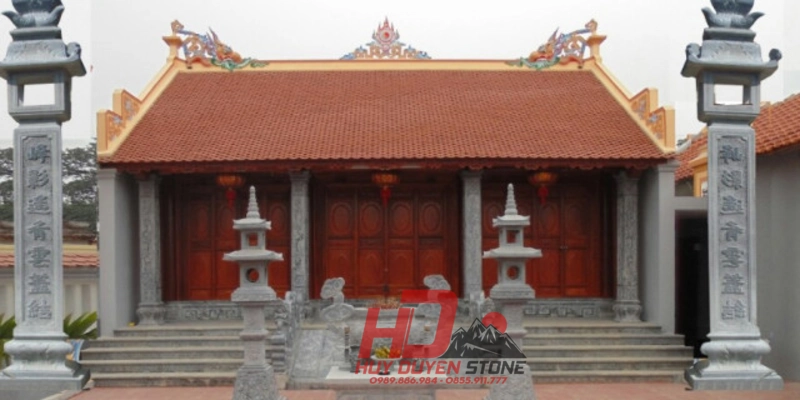 nhà thờ họ bê tông giả gỗ
