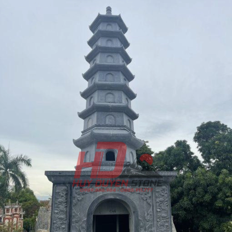 mộ tháp đá 7 tầng mộ tháp đá 7 tầng
