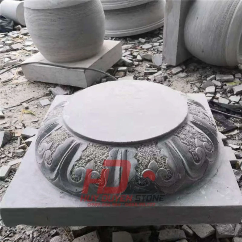 chân cột đá tròn