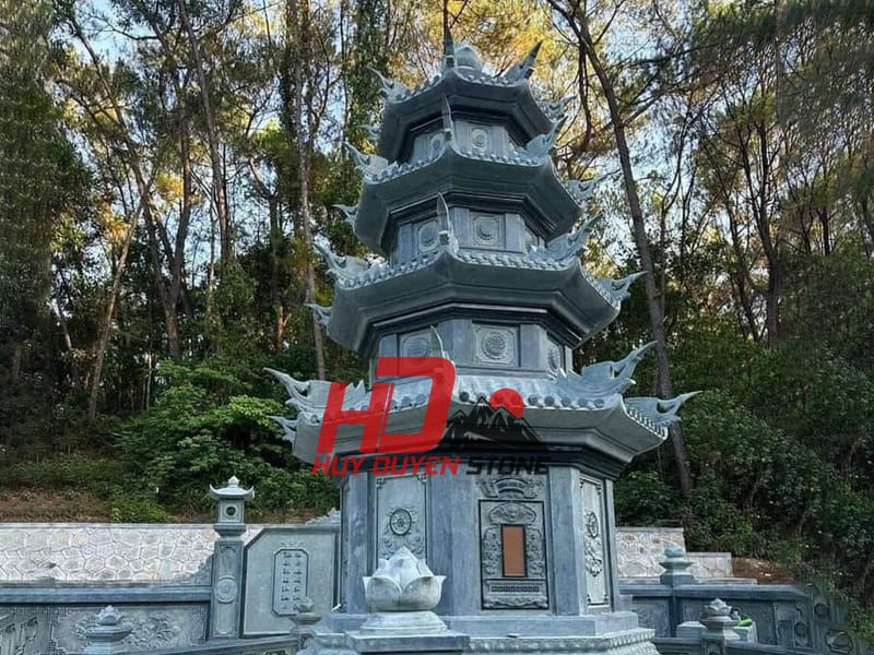 Mộ Tháp Đá 5 Tầng Đẹp – Kiến Trúc Uy Nghiêm Và Bền Vững
