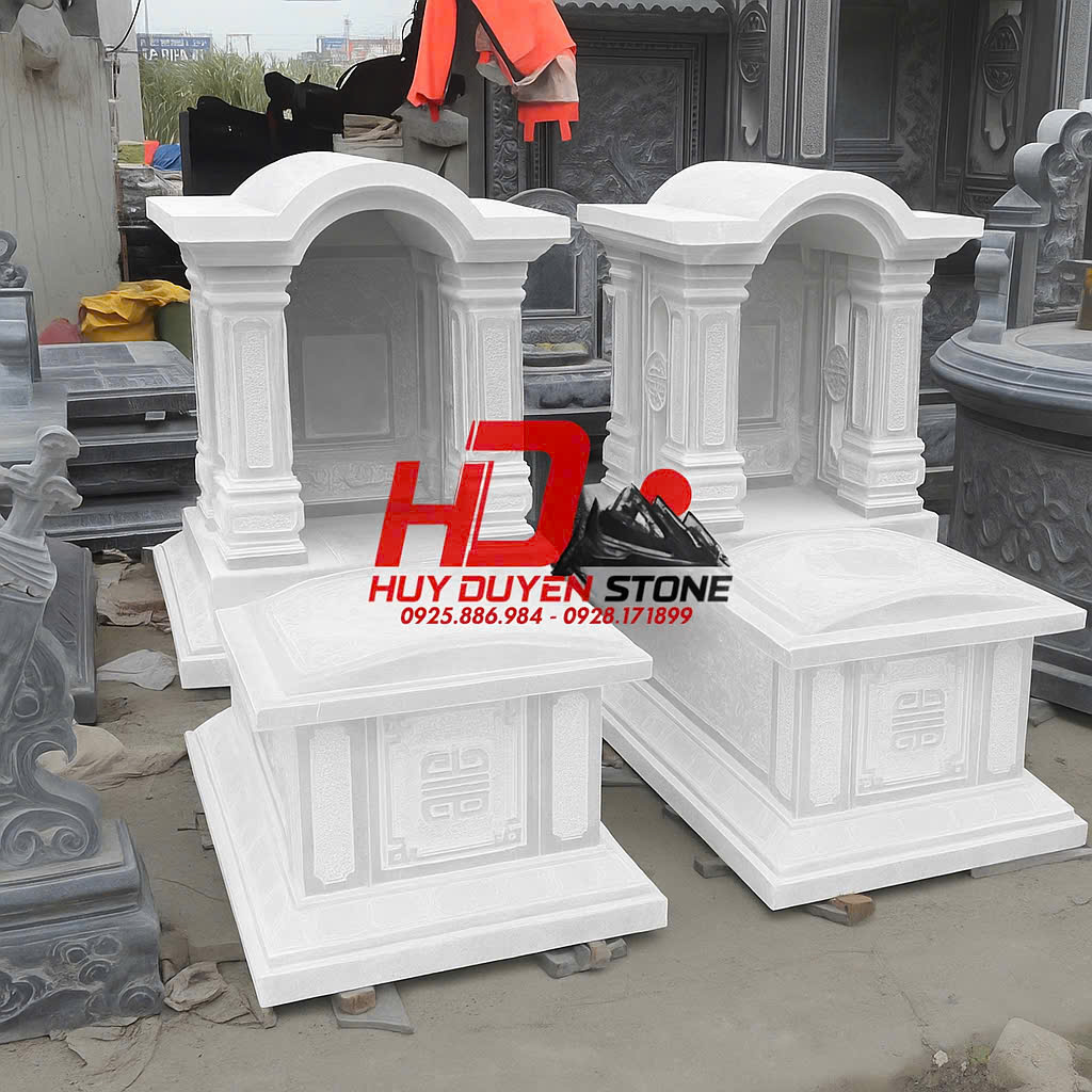 Mộ Đá Trắng Một Mái HD023
