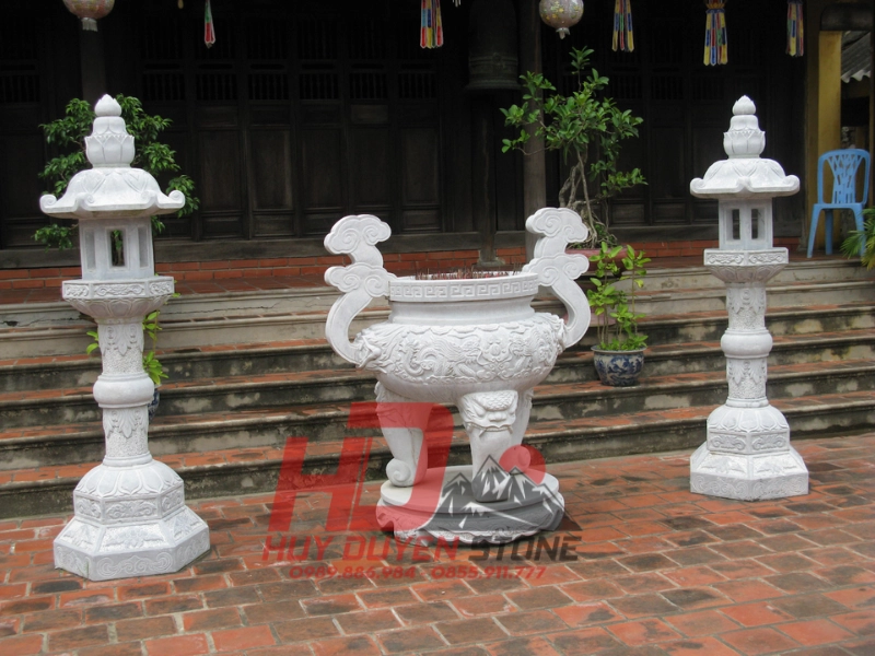 phân biệt lư hương đá và bát hương đá