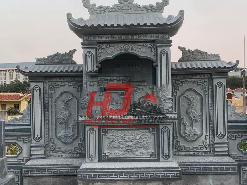 bia lăng mộ gia đình