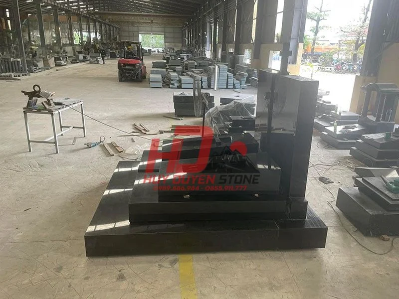 đánh bóng mộ granite đen đánh bóng mộ granite đen