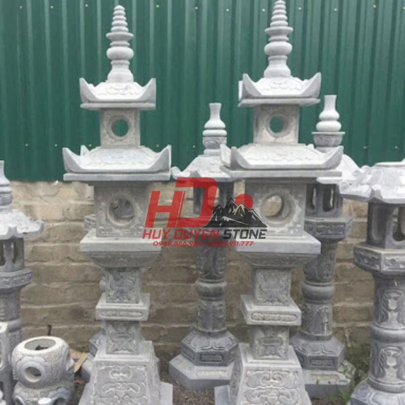 Quy trình thi công và lắp đặt cột đèn đá 