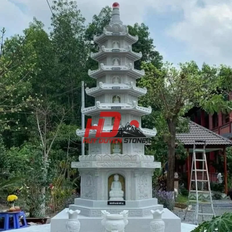 mộ tháp đá 7 tầng mộ tháp đá 7 tầng