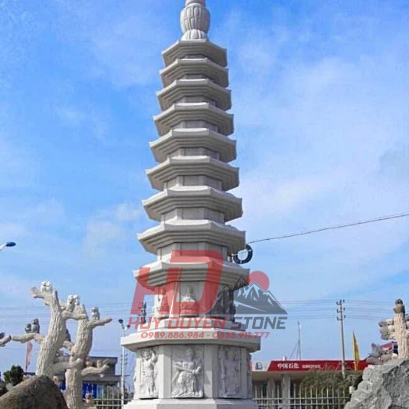 mộ đá tháp 9 tầng mộ đá tháp 9 tầng
