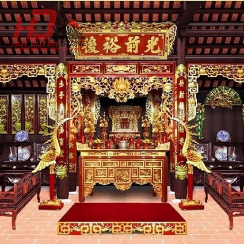 Nguyên tắc sắp đặt và bài trí bàn thờ trong nhà thờ họ 