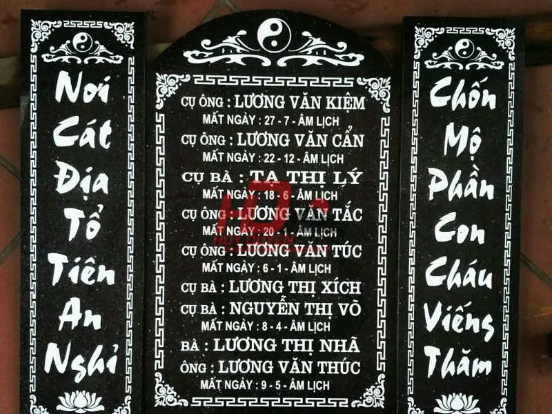 câu đối trên bia mộ vợ chồng