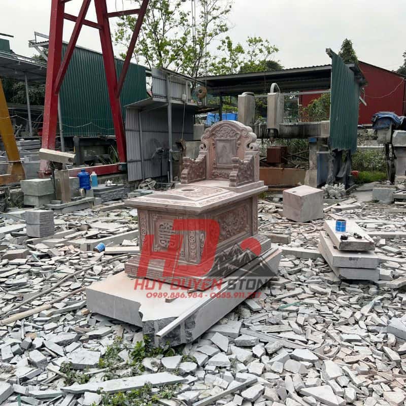 Mộ Đá Đỏ Granite HD028