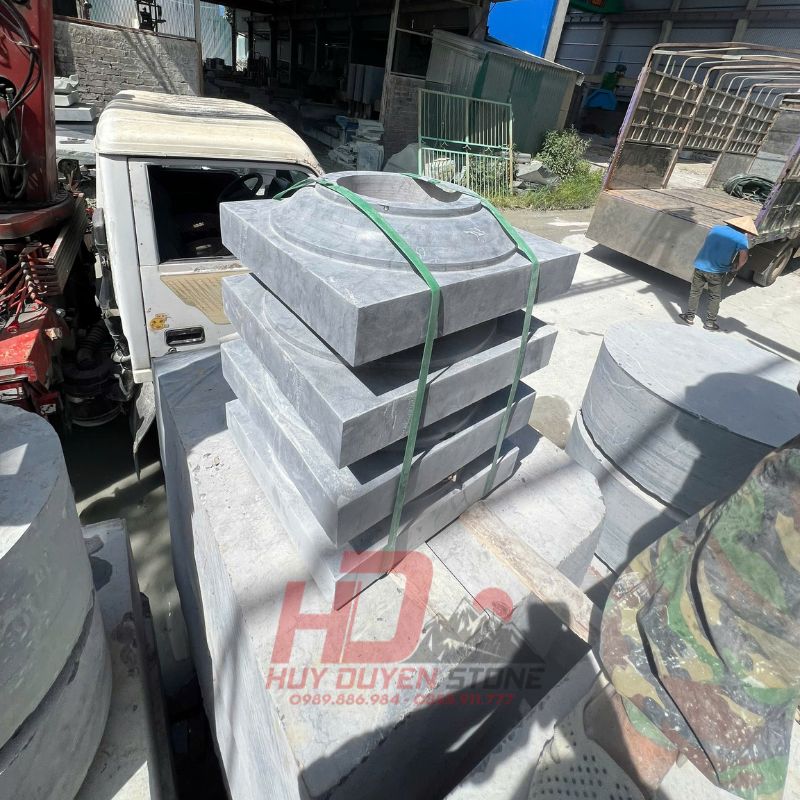Chân Tảng Đá Xanh Đen HD015
