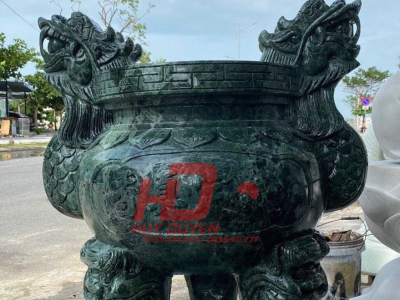 lư hương đá xanh