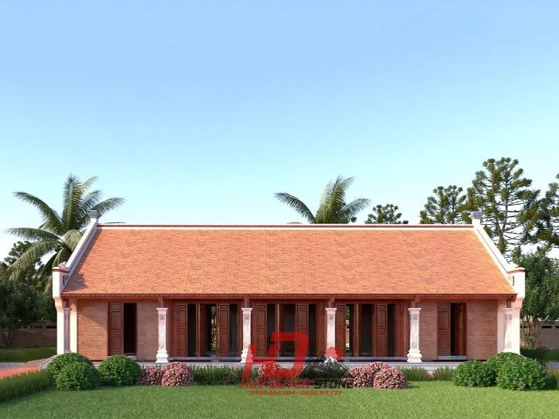 mẫu nhà thờ họ 5 gian
