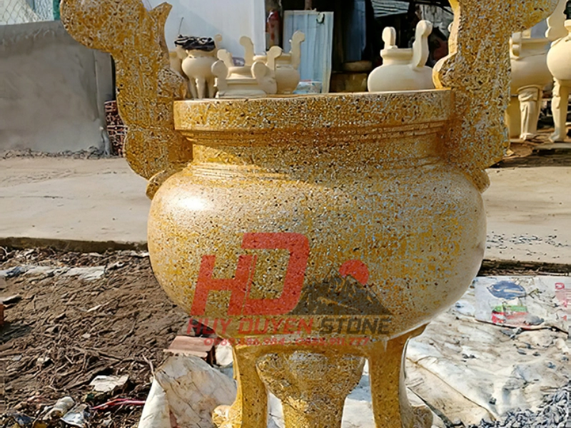 Các Mẫu Lư Hương Đá Mài Cao Cấp – Điêu Khắc Tinh Xảo Nhất