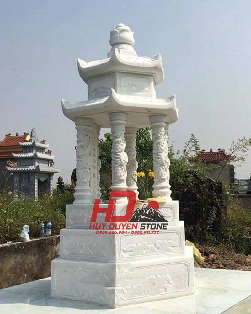 mộ tháp đá granite mộ tháp đá granite