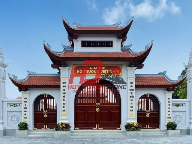 Kích Thước Cổng Nhà Thờ Họ Chuẩn Phong Thủy & Thiết Kế Đẹp