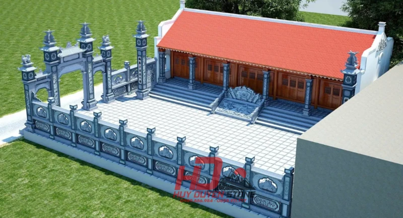 mẫu nhà thờ họ 5 gian