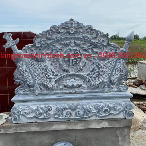 Mẫu bình phong trước mộ