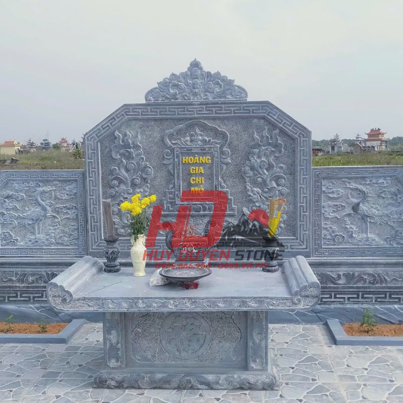 Bình Phong Đá Vuông