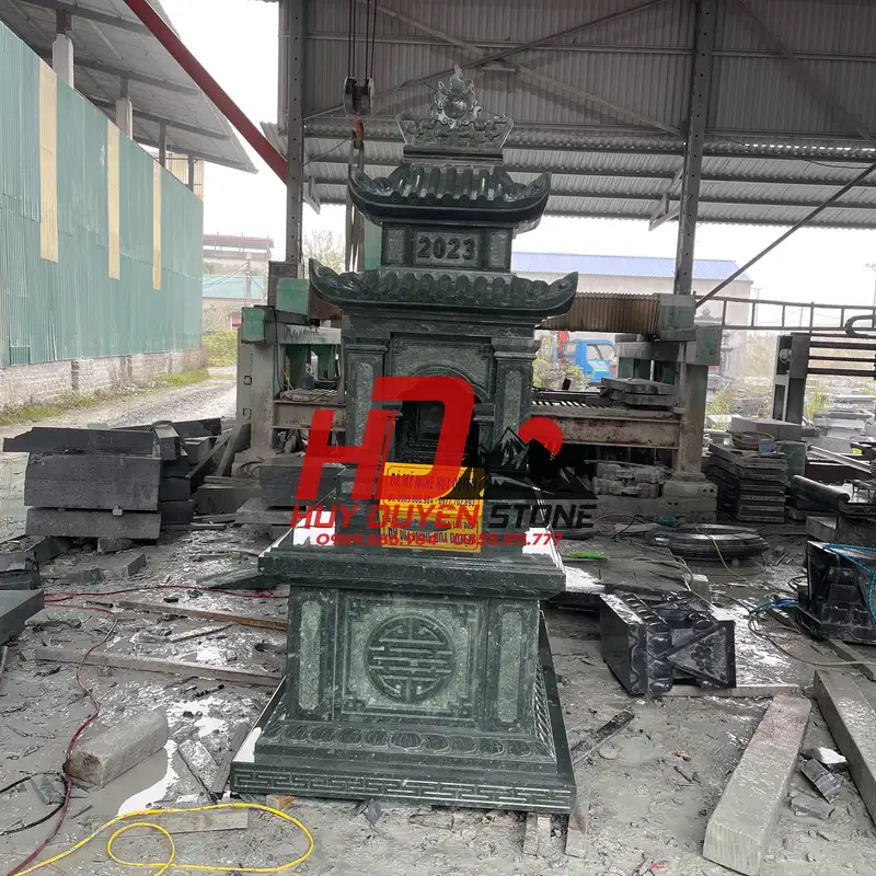 phân biệt mộ đá xanh Ninh Bình và Thanh Hóa