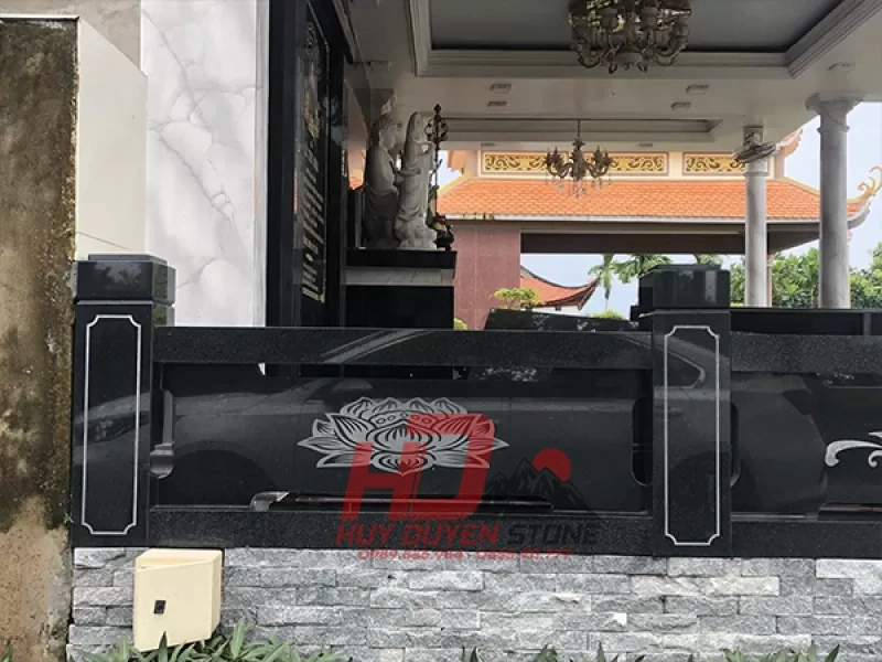 lan can đá hoa cương